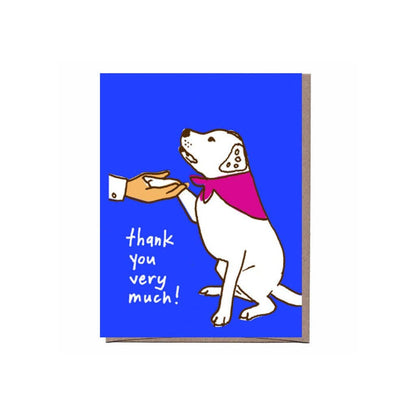 La Familia Green - Good Dog Thank You Greeting Card - Dog.Dog.Cat.