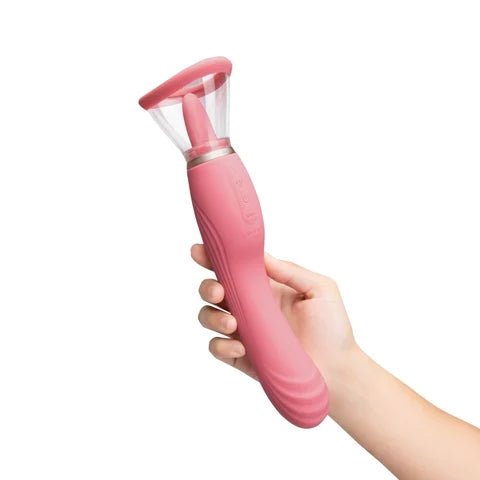 Le Wand Lick 3-in-1 Rechargeable Suction Vibrator