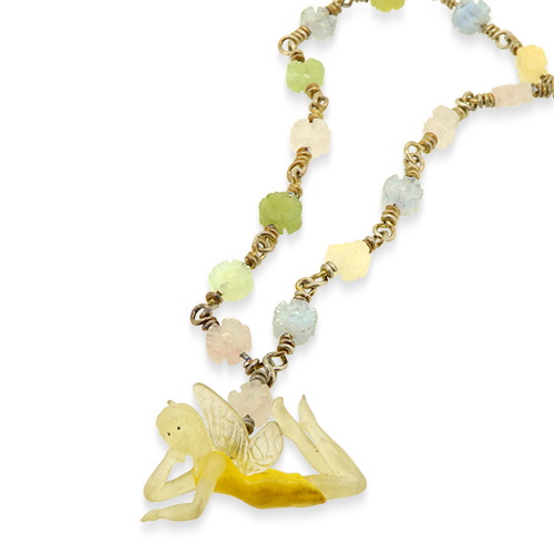 Lesunja Tinkerbell Silver Collier
