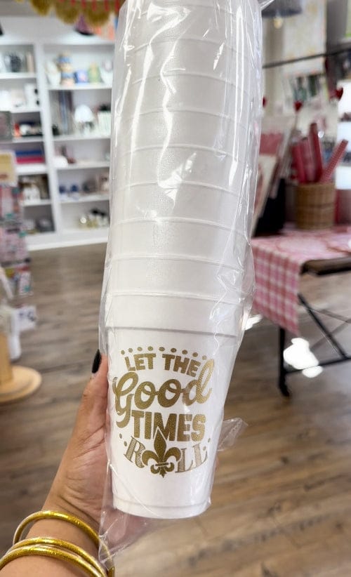 Sassy Cups Let the Good Times Roll Foam Cups