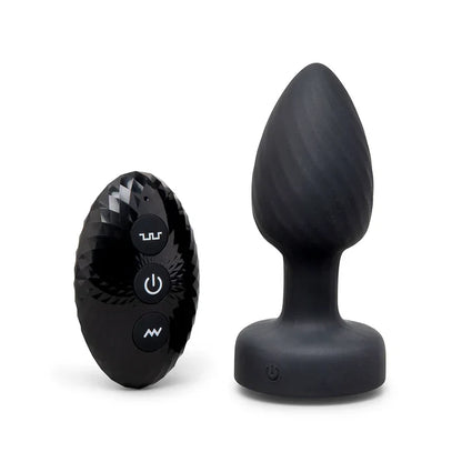 Light Up Rotating & Vibrating Plug w/ Remote