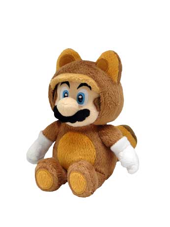 Little Buddy Nintendo: Super Mario - Tanooki Mario 9" Plush