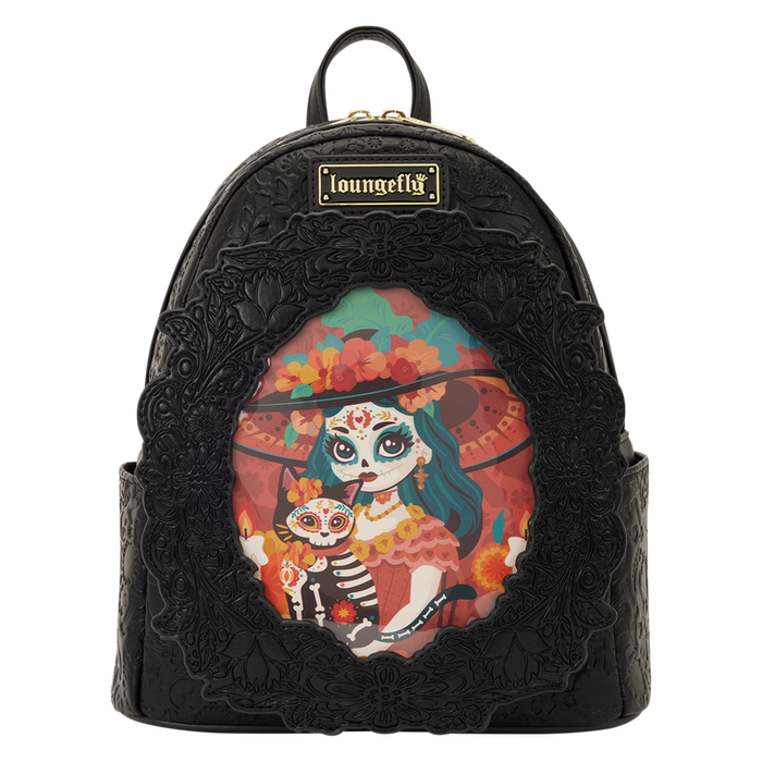 Loungefly  - Loungefly Branded Dia De Los Muertos Mini Backpack