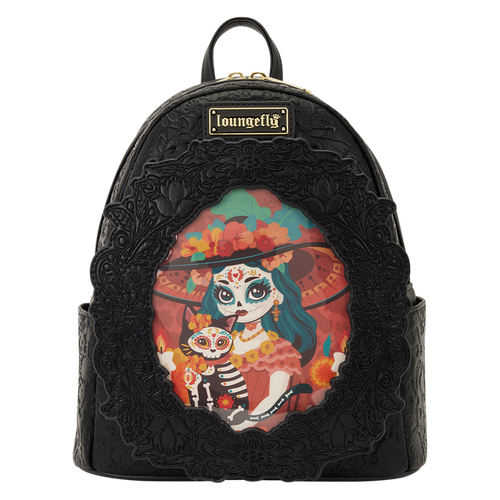 Loungefly  - Loungefly Branded Dia De Los Muertos Mini Backpack