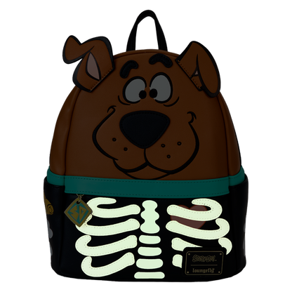 Loungefly Scooby-Doo - Skeleton Cosplay Glow Cosplay Mini Backpack