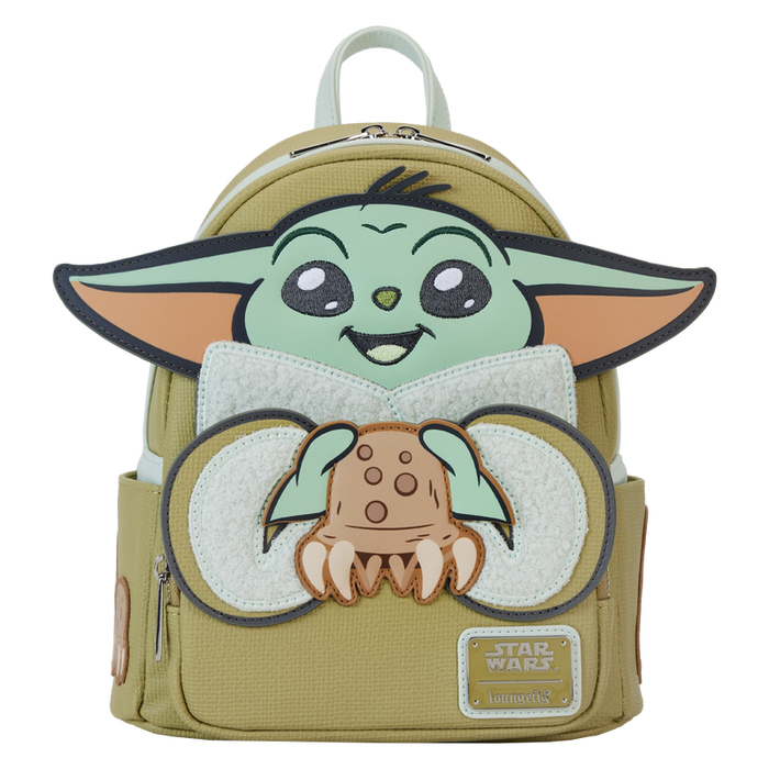 Loungefly Star Wars: The Mandalorian Grogu & Crabbies Cosplay Mini Backpack