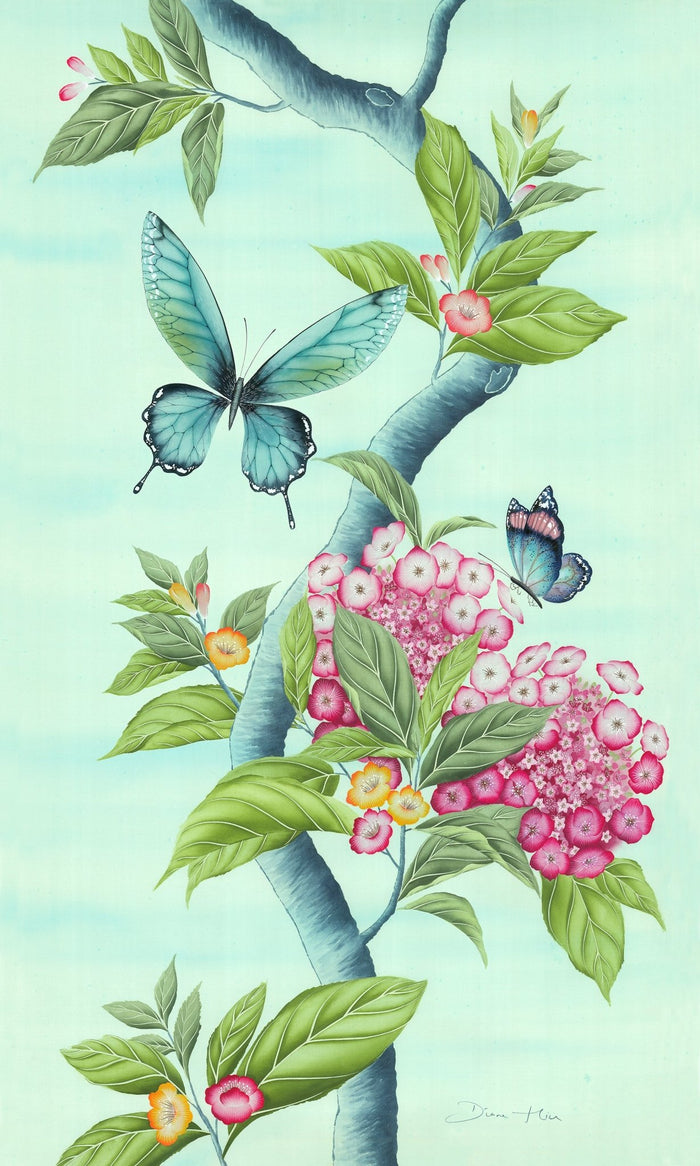 Lucy Limited Edition Art Print - Blue - Diane Hill