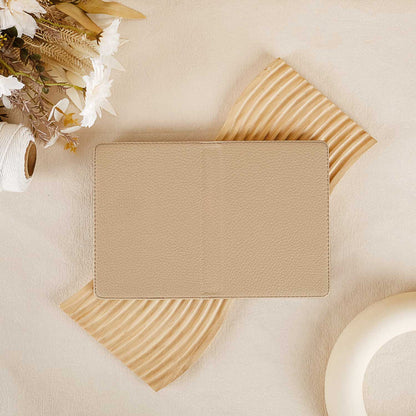 Lychee Pattern Leather Kindle Case - Khaki