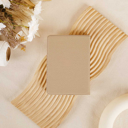 Lychee Pattern Leather Kindle Case - Khaki