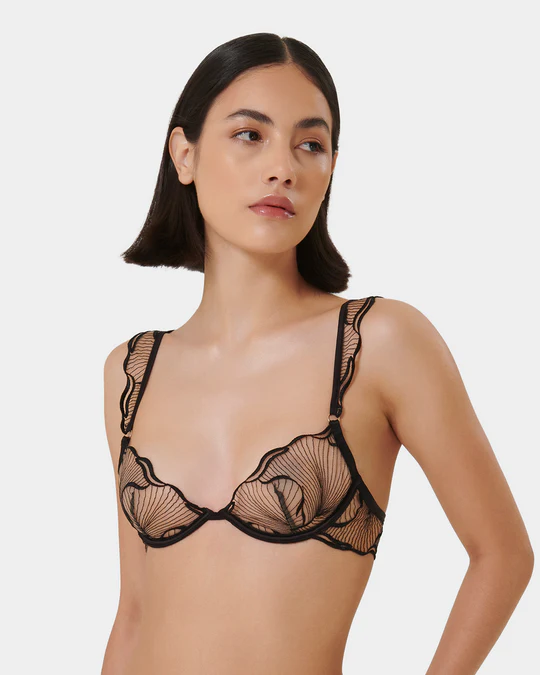 Marabel Wired Bra Black
