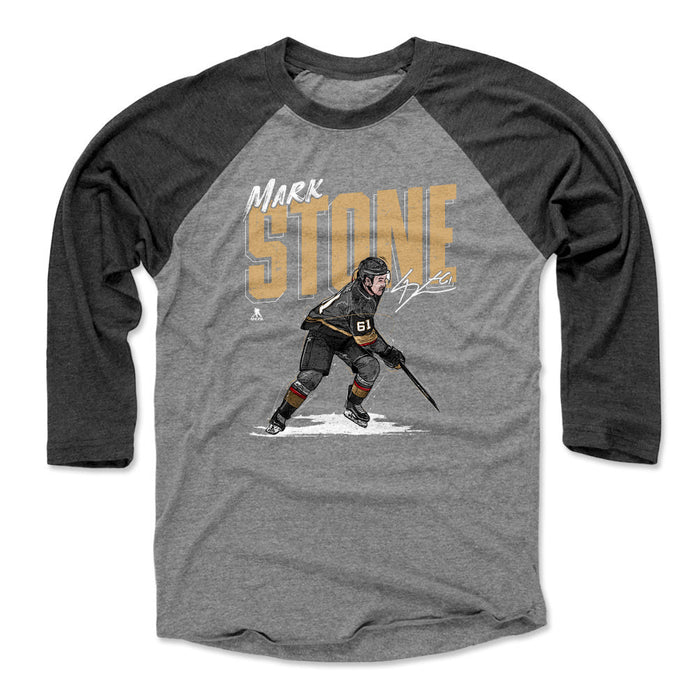 Mark Stone Chisel Baseball Tee - Vegas Team Store