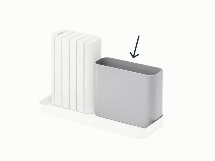 Metal Utensil Bin