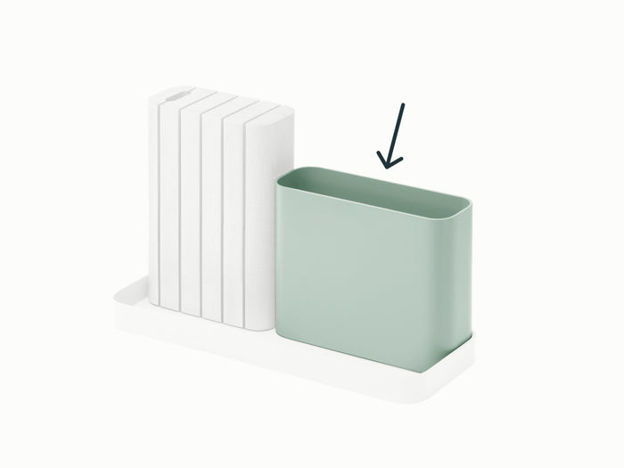 Metal Utensil Bin