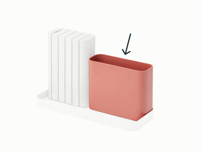 Metal Utensil Bin