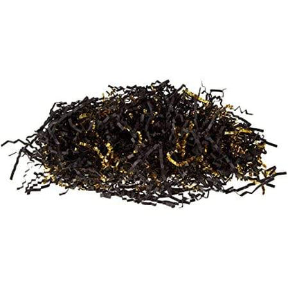 Gold/Black Custom Metallic Crinkle Paper - Corporate Gifts