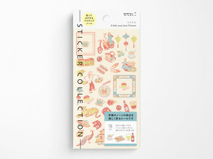 Midori Stickers - Vietnamese Motifs