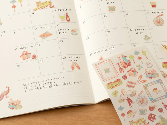 Midori Stickers - Vietnamese Motifs