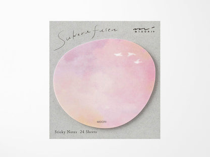 Midori Sticky Notes - Transparent Sunset