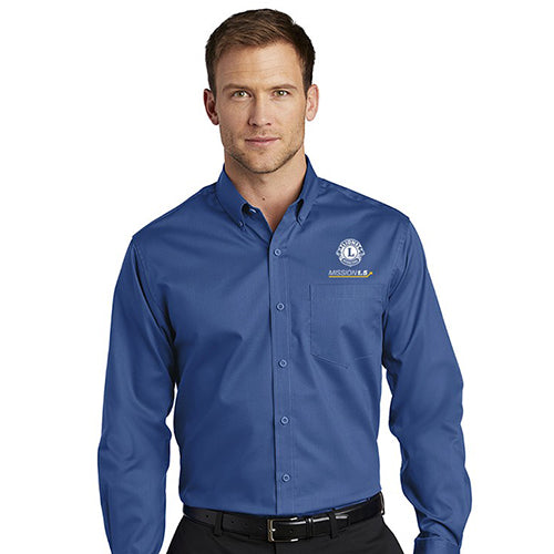 MISSION 1.5 MENS COLLARED SHIRT - LONG SLEEVE