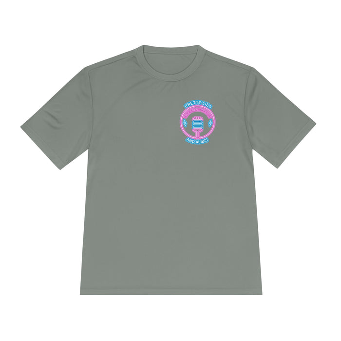 Moisture-Wicking Tee — "Stack Chips Not Charges" Crime Con 26'