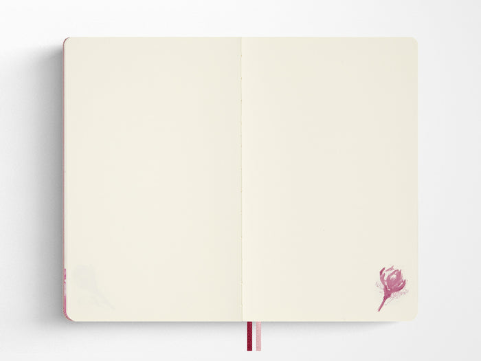Moleskine Limited Edition Sakura 2026 Creative Set, Blossom Fabric Ruled/Blank Notebook