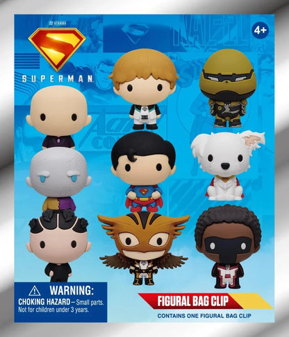 Monogram Superman - 2025 Movie Characters - 1pc 3D Figure Bag Clip Blind Bag