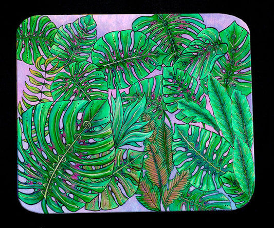 Monstera Leaves Mousepad