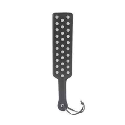 Noir Sovereign Heavy Leather Studded Paddle