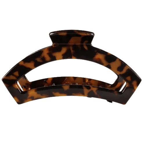 TELETIES Tortoise Open Large Hair Clip (Select Color)