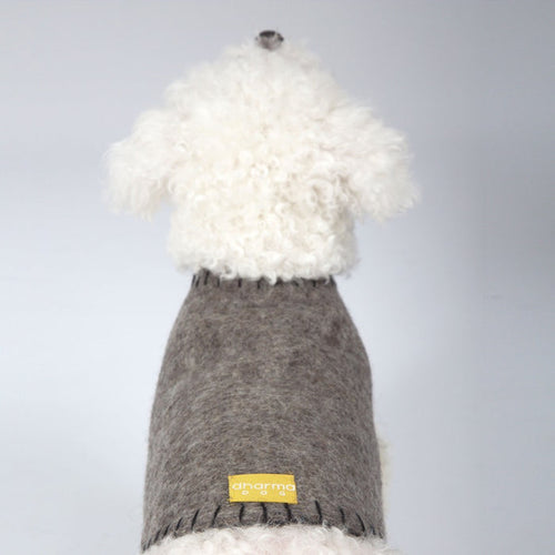 Overstitch Cape-Nat/Black - Dog.Dog.Cat.