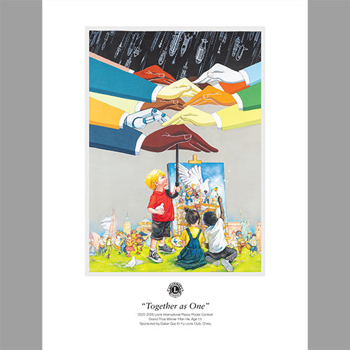 PEACE POSTER WINNER PRINT