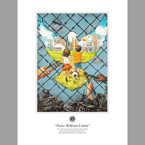 PEACE POSTER WINNER PRINT