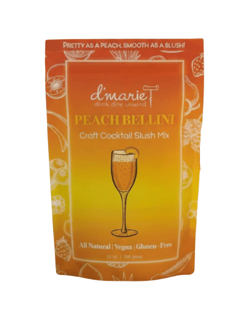 d'marie inc. Peach Bellini - Ready-To-Freeze Cocktail