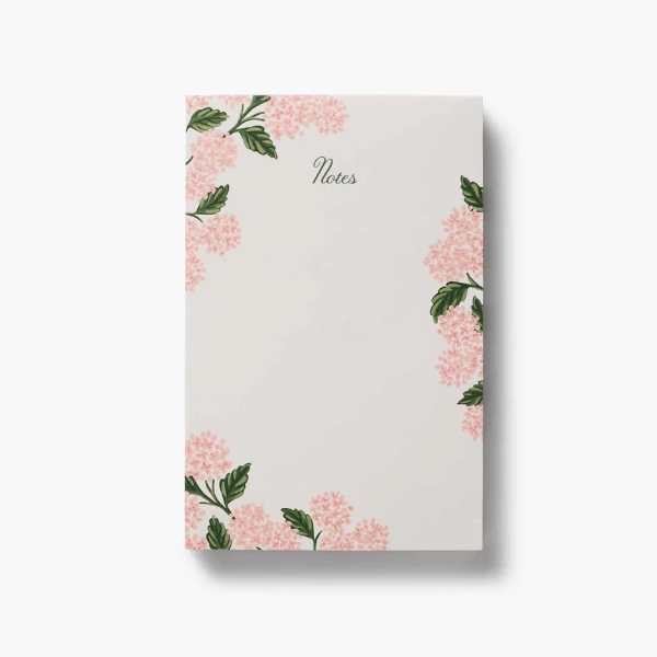 Rifle Paper Co. Notes and Journals Pink Hydrangea Notepad