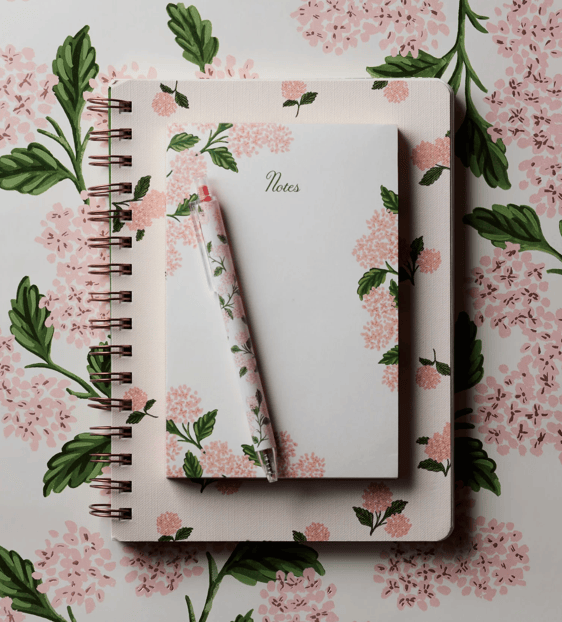 Rifle Paper Co. Notes and Journals Pink Hydrangea Notepad