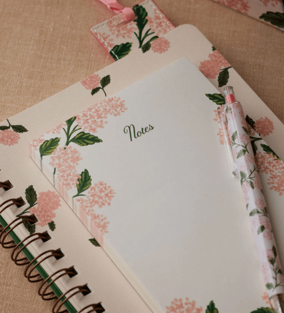 Rifle Paper Co. Notes and Journals Pink Hydrangea Notepad
