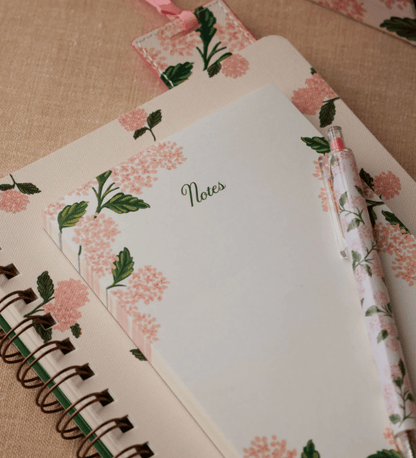 Rifle Paper Co. Notes and Journals Pink Hydrangea Notepad