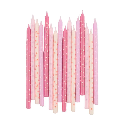 Meri Meri Pink Stars Candles