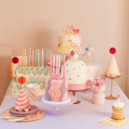 Meri Meri Pink Stars Candles