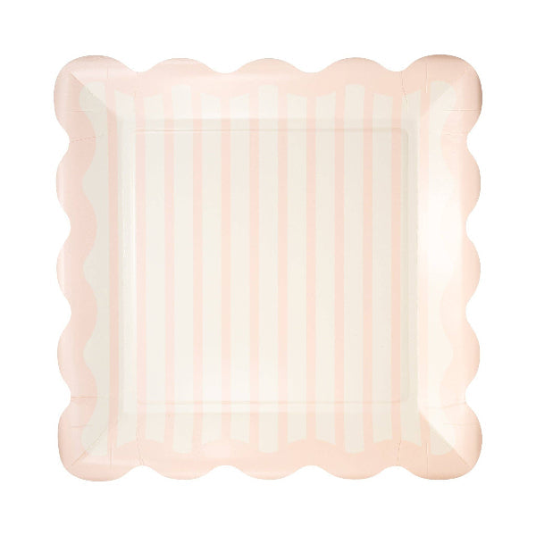 My Mind’s Eye BAB1140 - Pink Striped 10" Plate