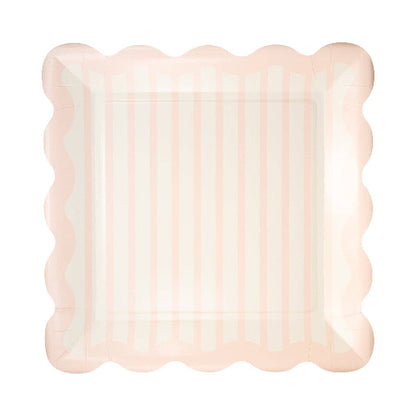 My Mind’s Eye BAB1140 - Pink Striped 10" Plate