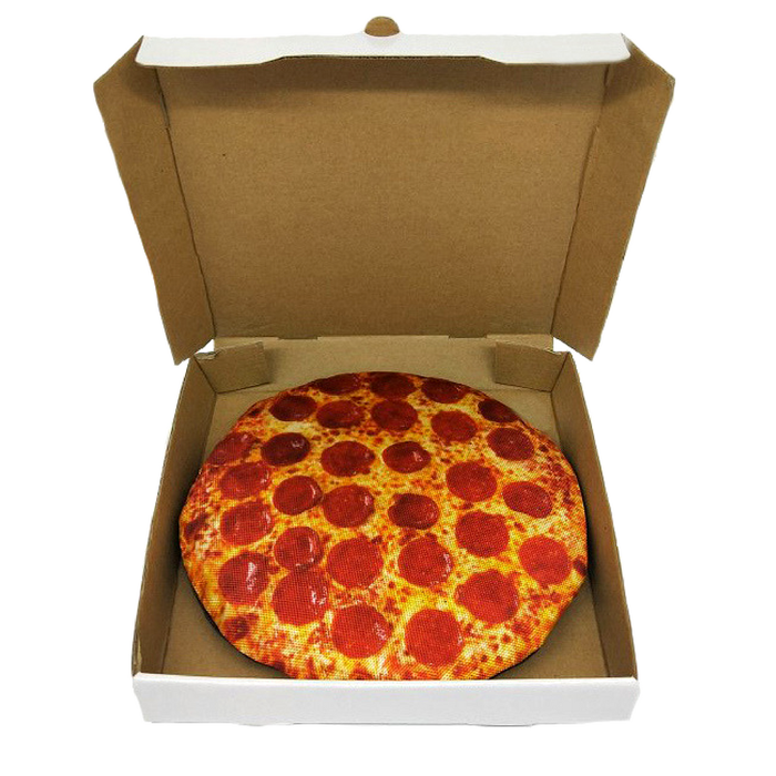 Pizza Squeaky Dog Toy 10" - Dog.Dog.Cat.