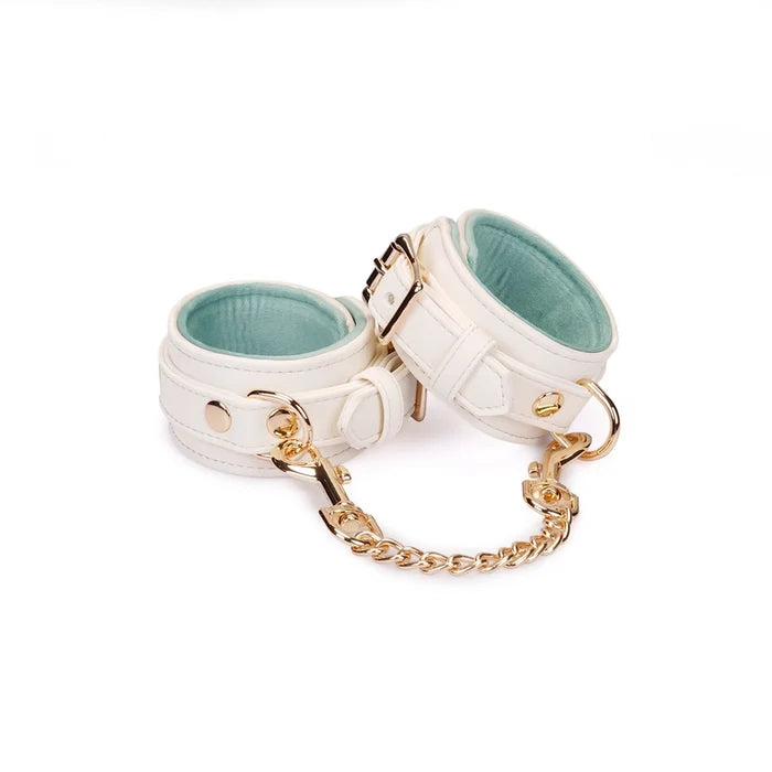 Plush Velour Creamy Ankle Cuffs