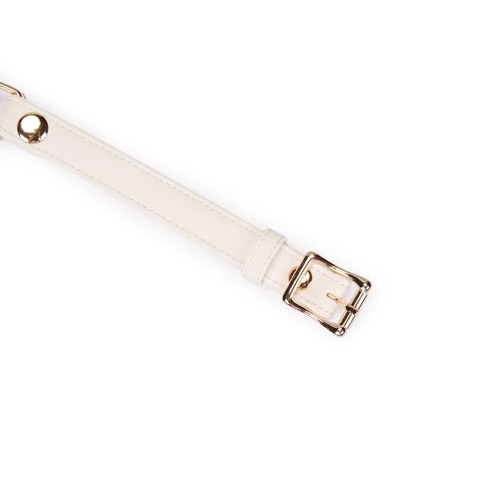 Plush Velour Creamy  Ball Gag