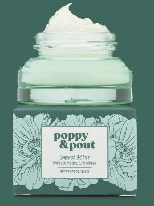 Poppy & Pout Lip Mask, Sweet Mint