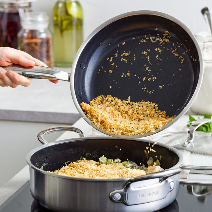 Premiere<br> Frying Pan, Stainless Steel - 30cm