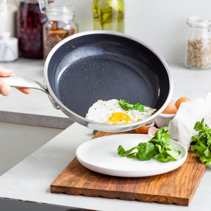 Premiere<br> Frying Pan, Stainless Steel - 30cm