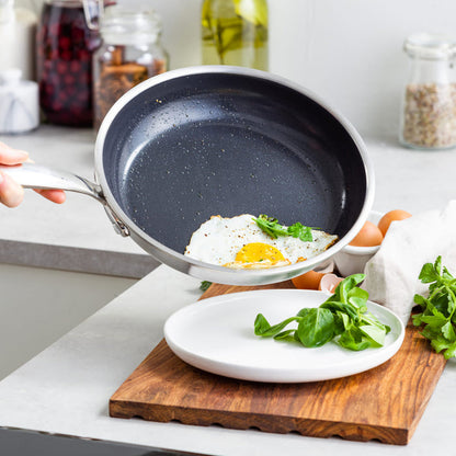 Premiere<br> Frying Pan, Stainless Steel - 30cm