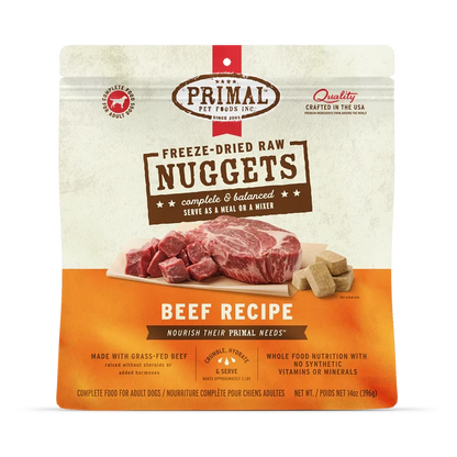 Primal Freeze Dried Dog Food - Various Flavors - Dog.Dog.Cat.
