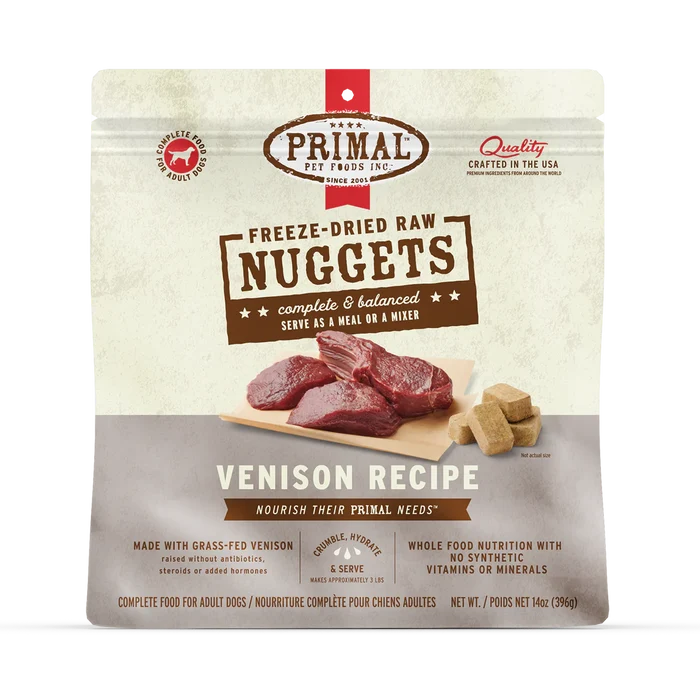 Primal Freeze Dried Dog Food - Various Flavors - Dog.Dog.Cat.